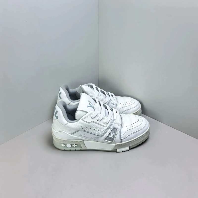 LOUIS VUITTON Trainer 牛皮白水泥 尺碼:35.5碼 98成新-2
