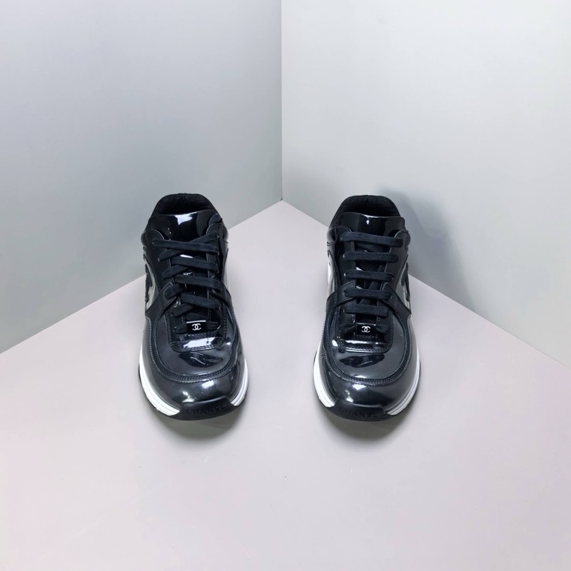 Chanel香奈兒 黑色透明loho運動鞋！尺碼：37碼 98新-1