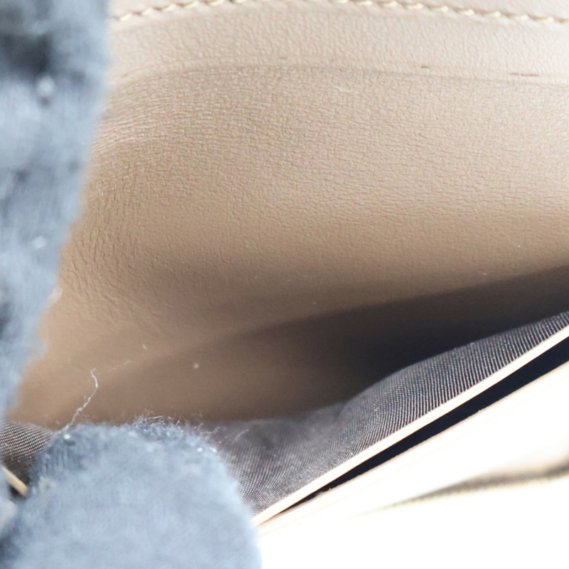 棕色牛皮 FF Diamonds 拉鍊短夾【FENDI 芬迪】 8M0508-6