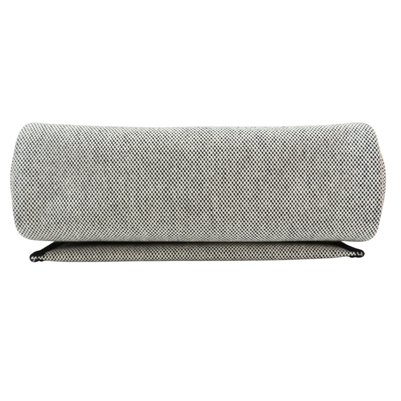 黑色牛皮 灰色帆布 Herbag Zip 20 Mini 肩背包 K刻 金扣【HERMES 愛馬仕】 H085414CCAF-3