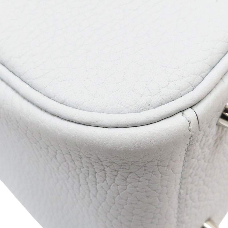 聖杯藍 Taurillon牛皮 Mini Lindy 肩背包 Z刻 銀扣【HERMES 愛馬仕】 H079086-10