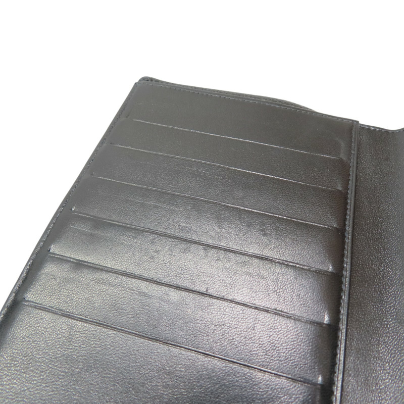 黑色 荔枝牛皮 Timeless CC 扣式長夾【CHANEL 香奈兒】 A13498-11