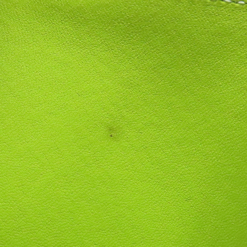 檸檬綠 Epsom牛皮 Azap Combine 拉鍊長夾 □O刻 銀扣【HERMES 愛馬仕】-15