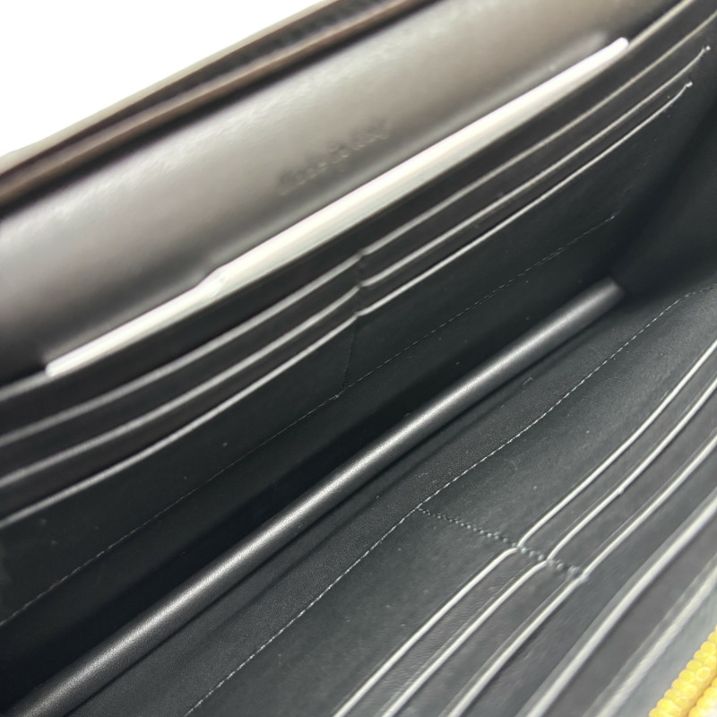 深藍色 牛皮 鱷魚皮 Pocket Envelope 肩背包【CELINE 賽琳】-5