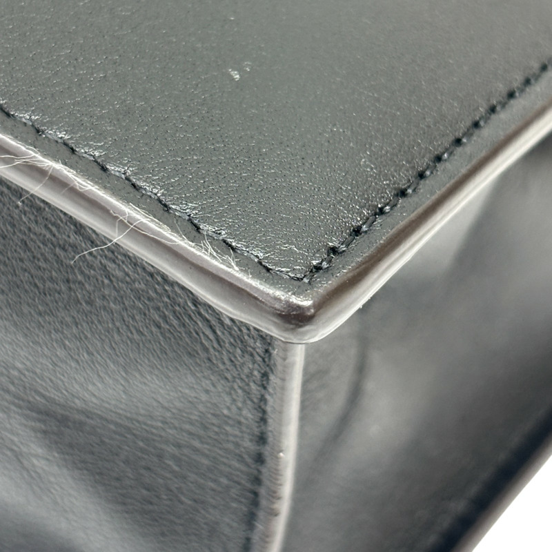 深藍色 牛皮 鱷魚皮 Pocket Envelope 肩背包【CELINE 賽琳】-11
