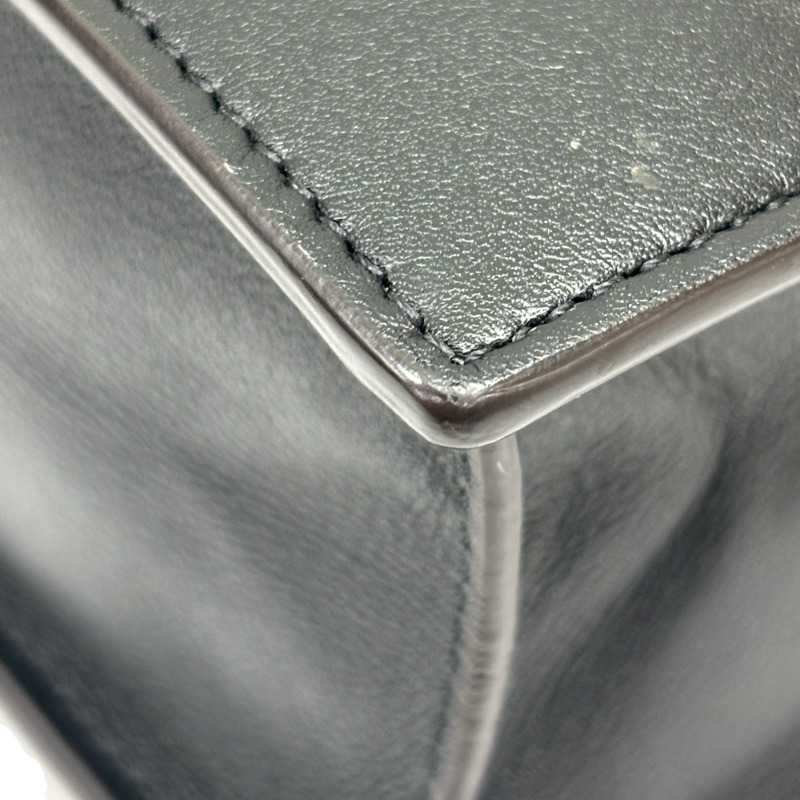 深藍色 牛皮 鱷魚皮 Pocket Envelope 肩背包【CELINE 賽琳】-13