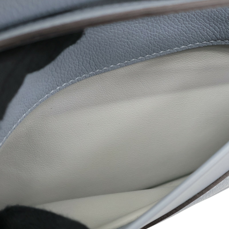 亞麻藍 Swift牛皮 24/24 Mini 肩背包 Z刻 金扣【HERMES 愛馬仕】-6