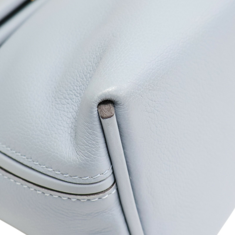 亞麻藍 Swift牛皮 24/24 Mini 肩背包 Z刻 金扣【HERMES 愛馬仕】-12