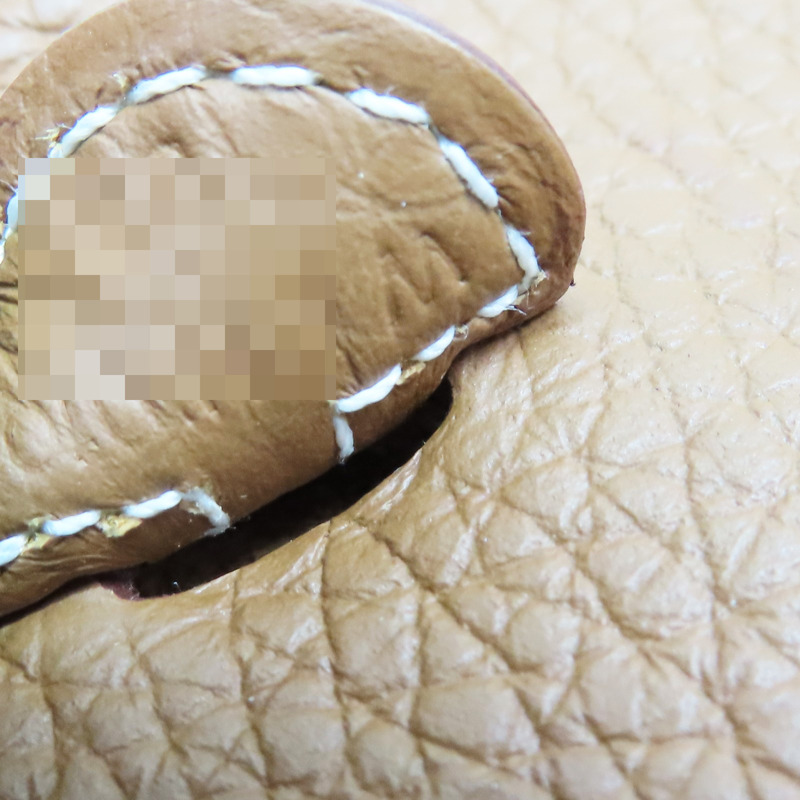 金棕色 Taurillon牛皮 Mini Evelyne 肩背包 W刻 金扣【HERMES 愛馬仕】-6