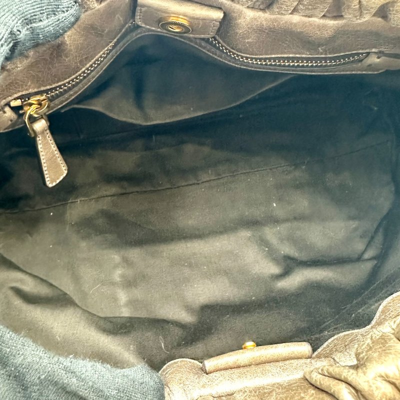 【美收精品】Miu Miu 咖色手提包 C-30【隔月月中將轉賣至日本 上架期限30天】-7