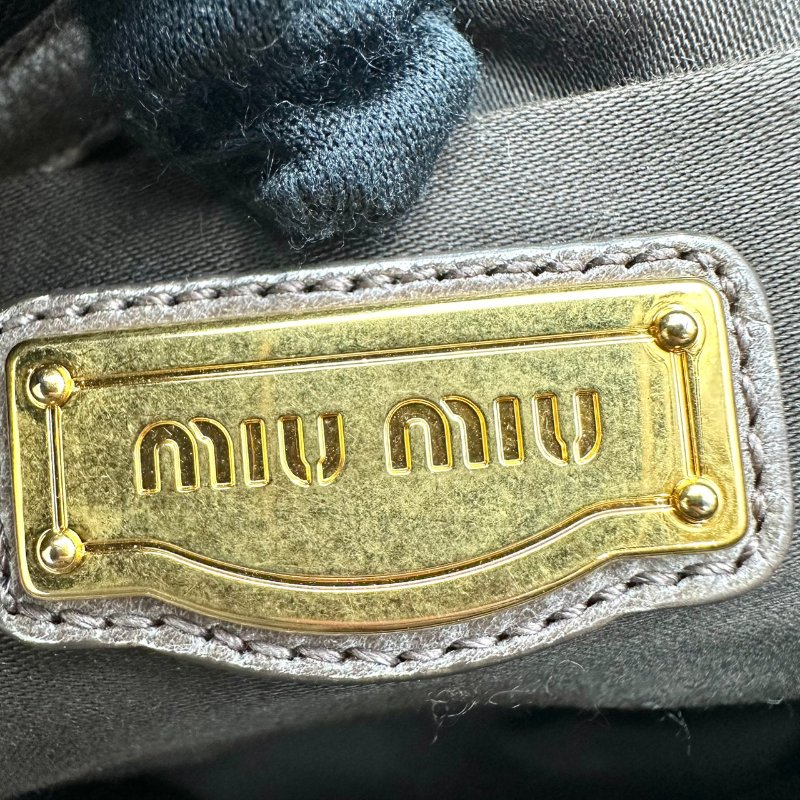 【美收精品】Miu Miu 咖色手提包 C-30【隔月月中將轉賣至日本 上架期限30天】-9