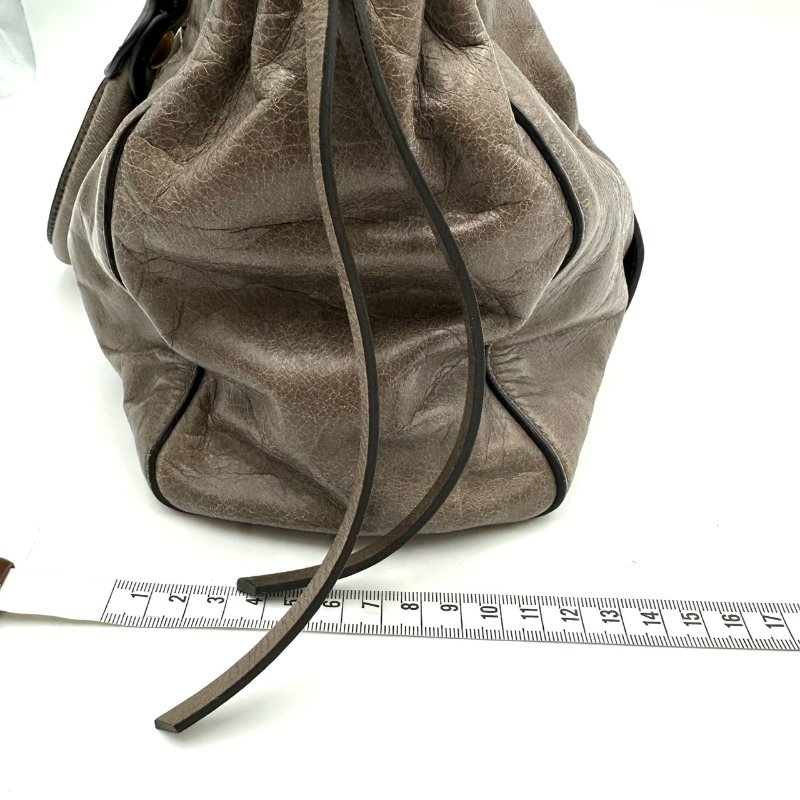 【美收精品】Miu Miu 咖色手提包 C-30【隔月月中將轉賣至日本 上架期限30天】-12