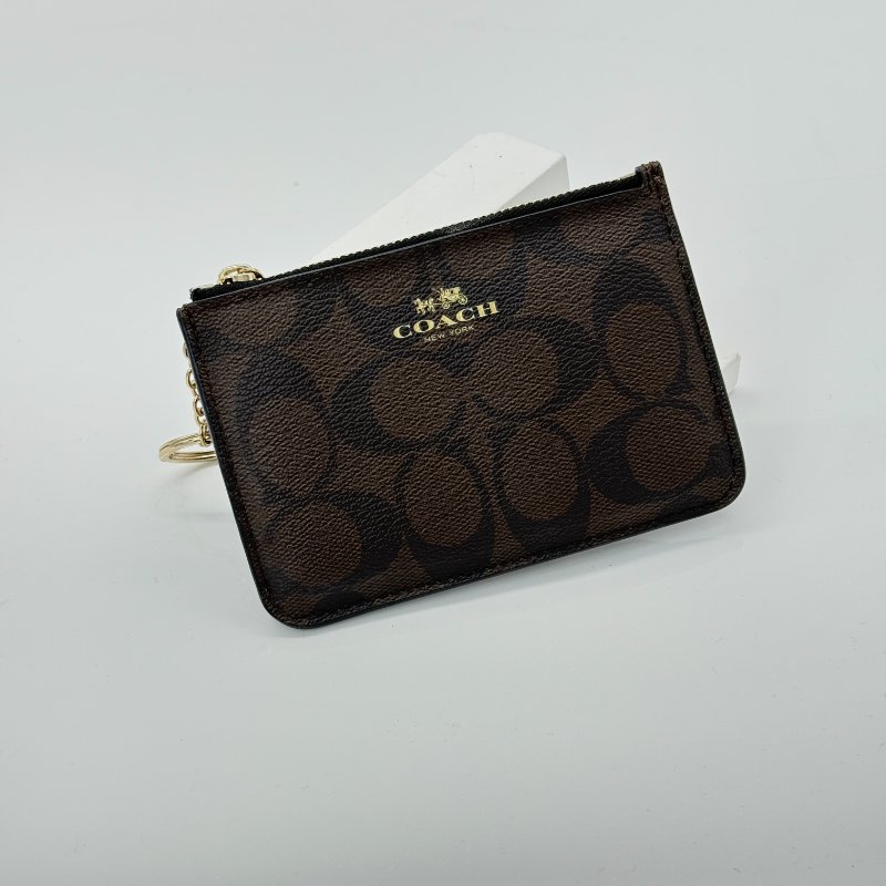 COACH 經典花紋零錢包-0