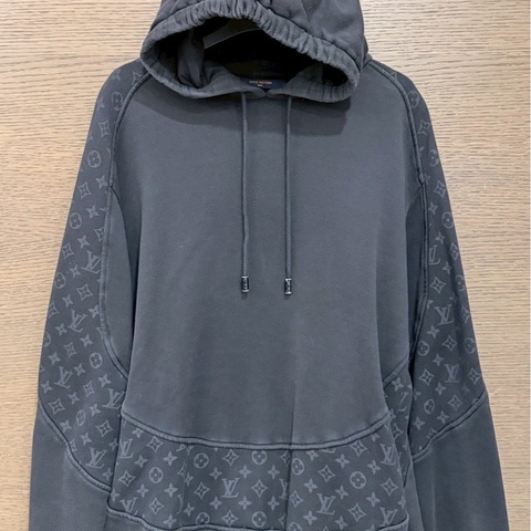 LV黑色老花帽踢