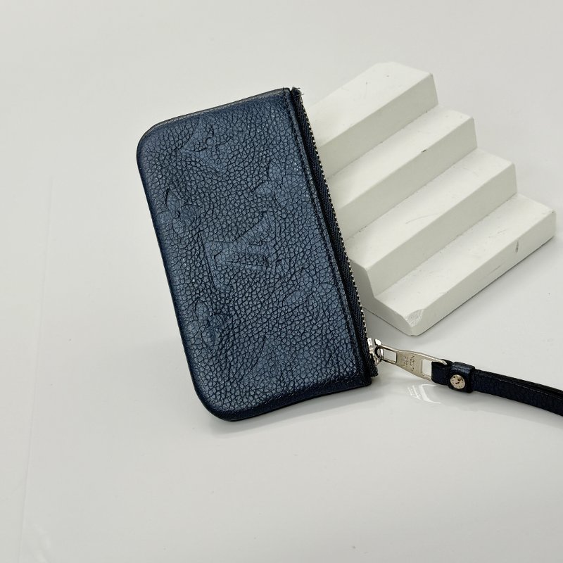 LOUIS VUITTON 海藍色牛皮零錢包-0