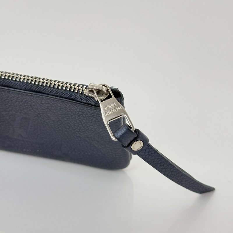 LOUIS VUITTON 海藍色牛皮零錢包-4