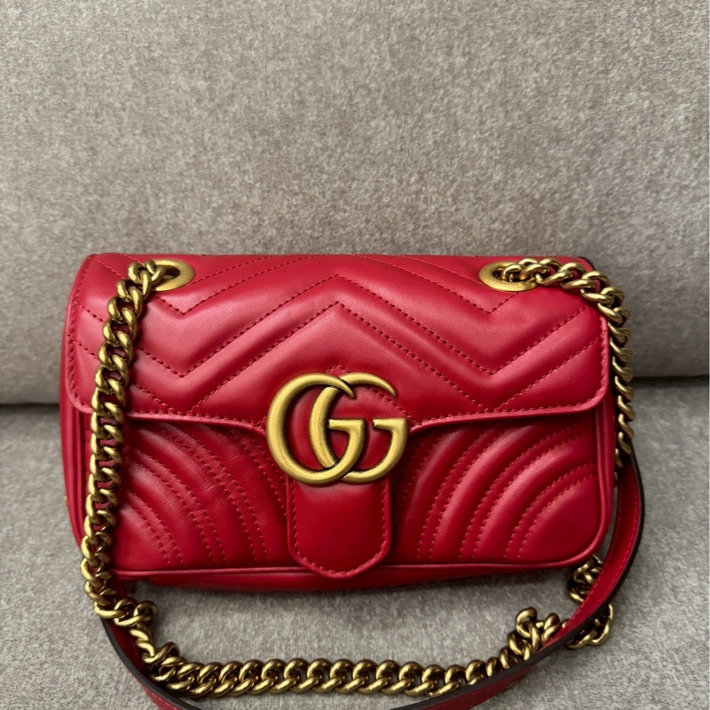 GUCCI紅色馬夢包-0