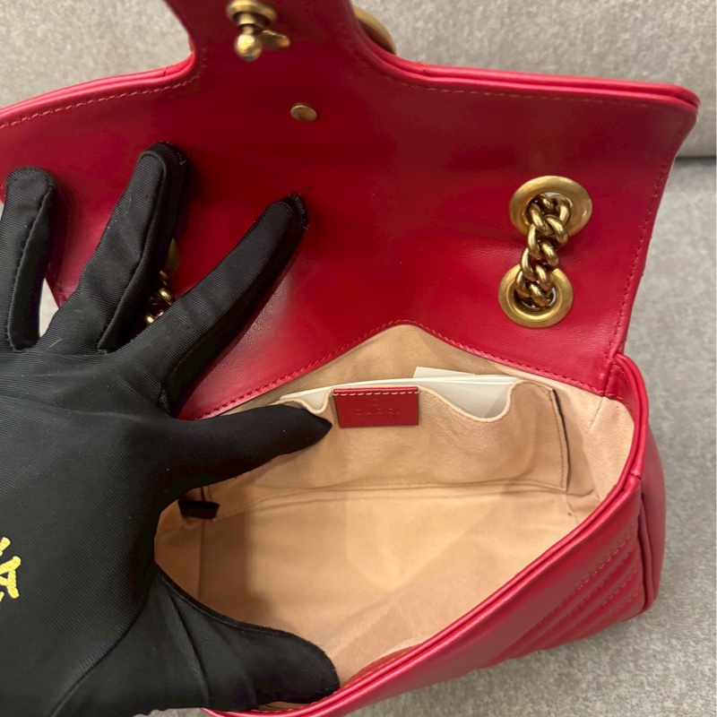 GUCCI紅色馬夢包-5