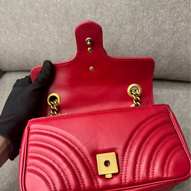 GUCCI紅色馬夢包-6