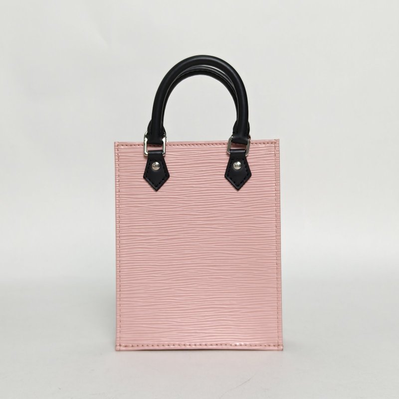 LOUIS VUITTON PETITSACPLAT琴譜包14粉色EPI水波紋牛皮晶片肩背包-2