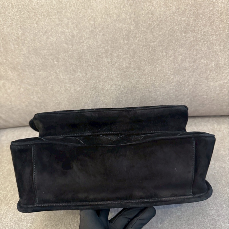 YSL NIKI麂皮黑色中號-2
