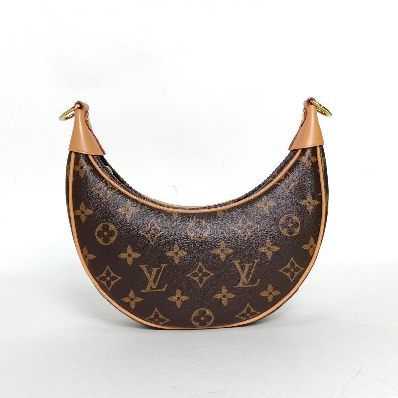 LOUIS VUITTON Loop豌豆包老花PVC金扣晶片肩背包-2