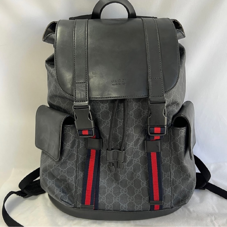 超重磅聯名 GUCCI x Supreme 後背包-6