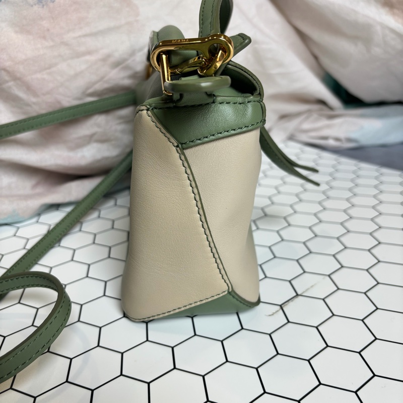 Loewe mini puzzle 抹茶漸層綠色-2