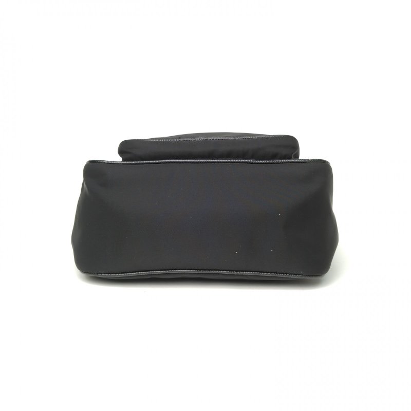 PRADA 黑色尼龍PradaNylonCargo托特Tote手提單肩包肩背包-4