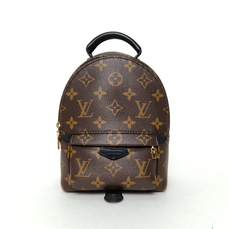 LOUIS VUITTON PalmSprings小書包Mini17新款拉鏈外露老花PVC2021肩背包-0