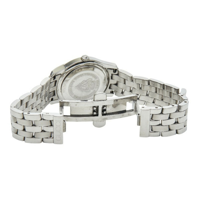 Gucci G-Class 5500L 石英腕錶,黑色錶盤,不鏽鋼錶殼,女款-2