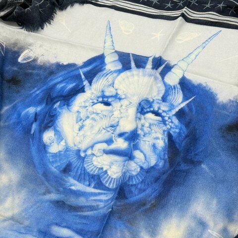 BURBERRY 羊絨圍巾披肩