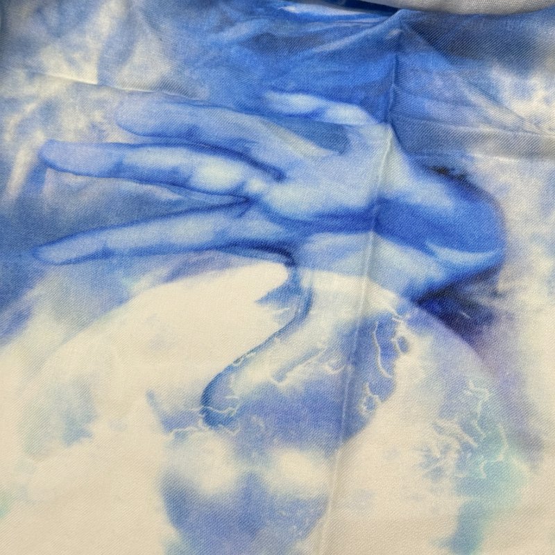 BURBERRY 羊絨圍巾披肩-2