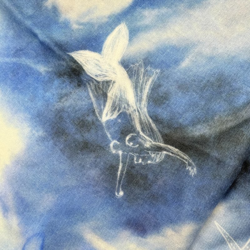 BURBERRY 羊絨圍巾披肩-7