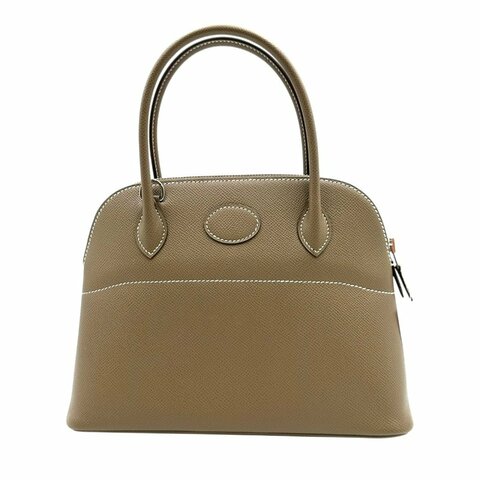 【美收精品】HERMES 茶色Bolide Y刻 C-35【隔月月中將轉賣至日本 上架期限30天】