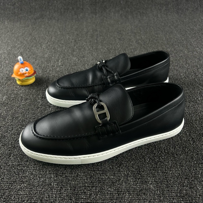 Hermes愛馬仕豬鼻子休閒鞋 尺碼：41 整體成色不錯-0