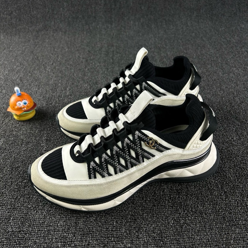 Chanel香奈兒白色25C運動鞋 尺碼:39 整體成色不錯-0