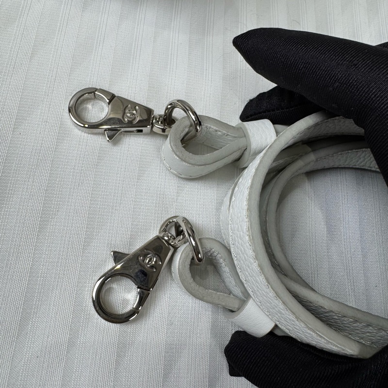 Chanel香奈兒mini托特魚子醬牛皮-9