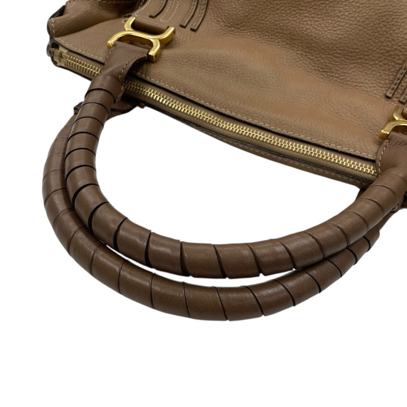 CHLOE 克蘿伊 MARCIE 牛皮 肩背包 淺棕色 金釦-9