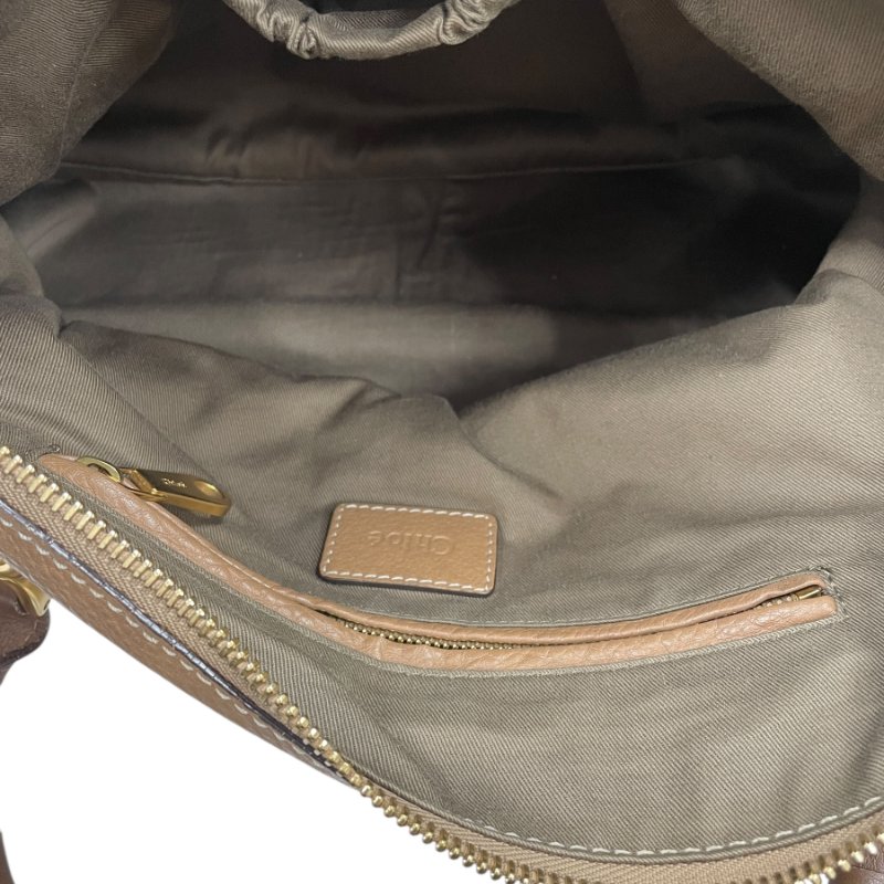 CHLOE 克蘿伊 MARCIE 牛皮 肩背包 淺棕色 金釦-10