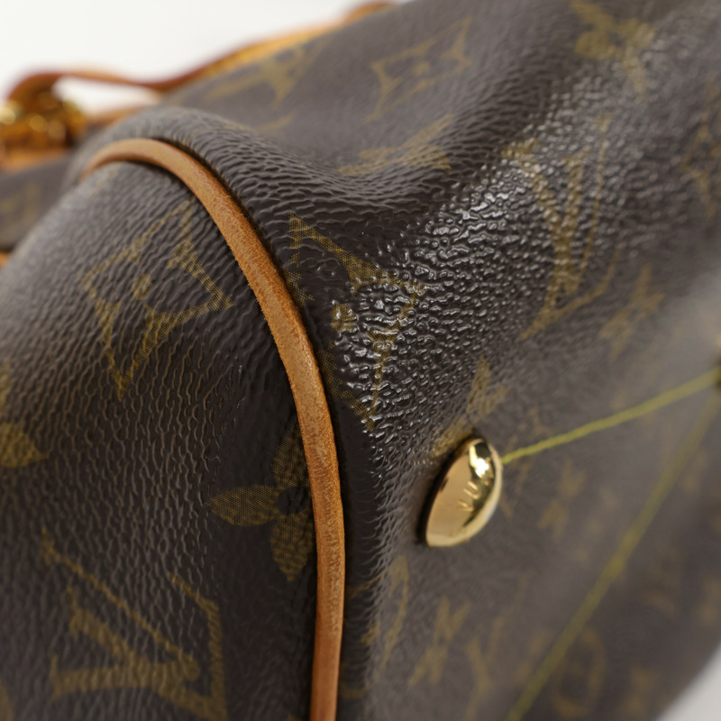 LOUIS VUITTON Monogram Tivoli GM金扣肩背袋-5