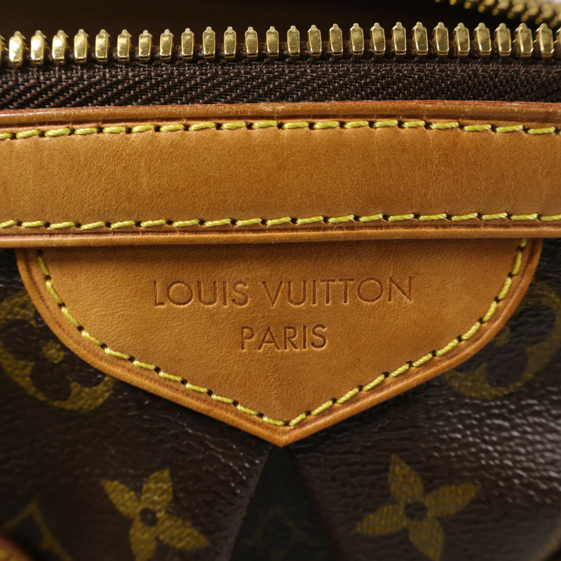 LOUIS VUITTON Monogram Tivoli GM金扣肩背袋-11