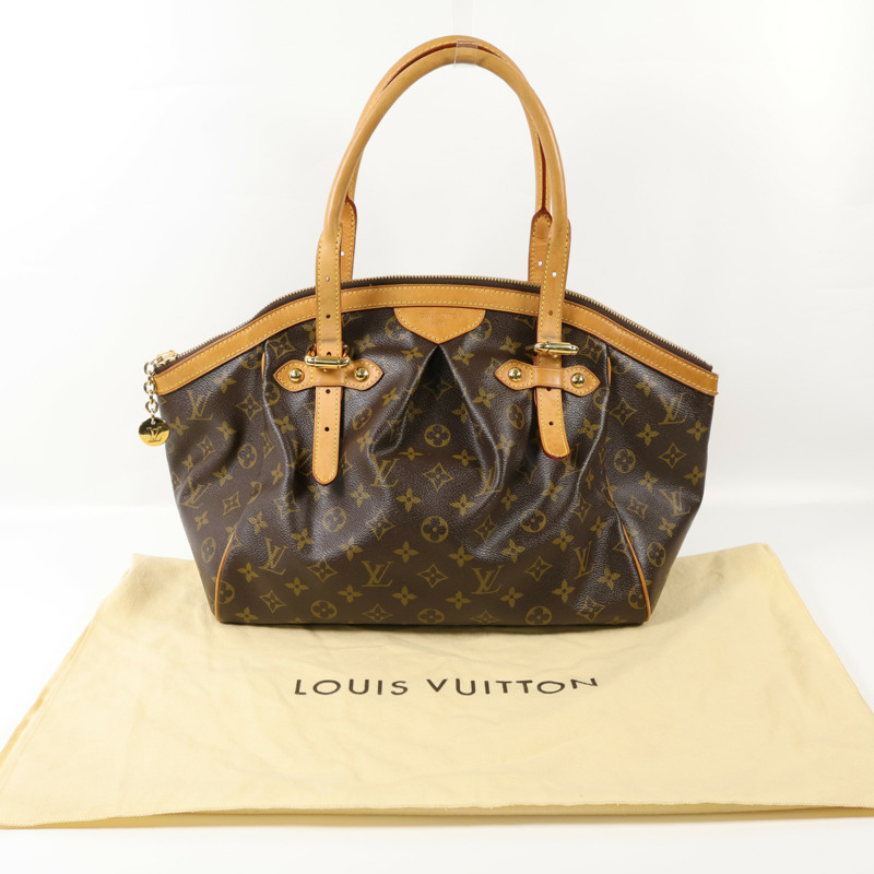 LOUIS VUITTON Monogram Tivoli GM金扣肩背袋-14