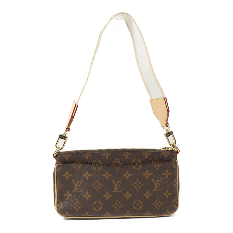 LOUIS VUITTON Monogram Vivacite金扣手挽肩背兩用袋-1