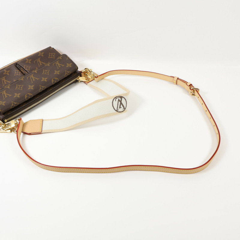 LOUIS VUITTON Monogram Vivacite金扣手挽肩背兩用袋-4