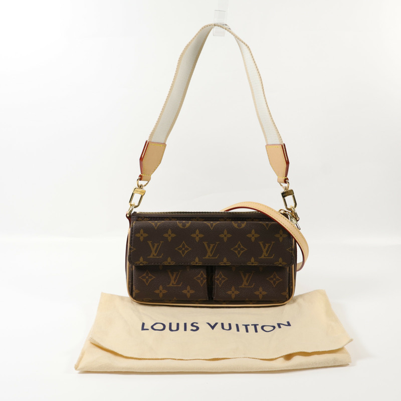 LOUIS VUITTON Monogram Vivacite金扣手挽肩背兩用袋-12
