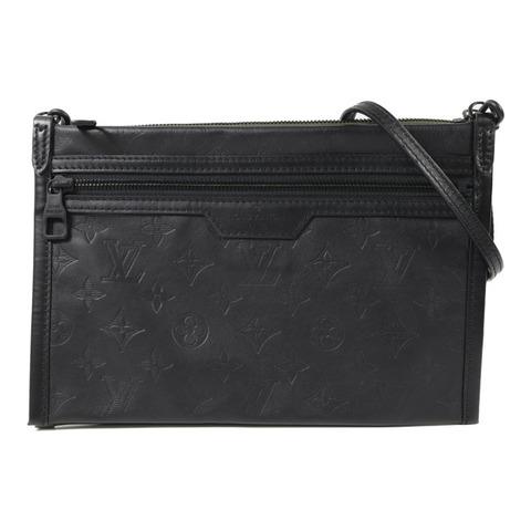 LOUIS VUITTON Monogram Shadow Flat Messenger Bag肩背袋