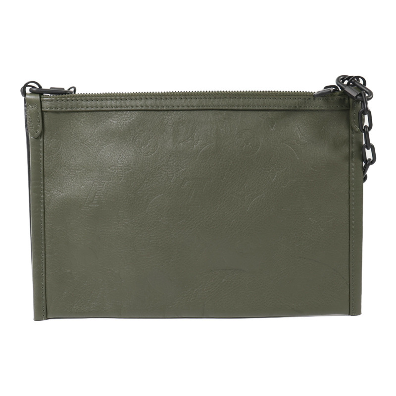 LOUIS VUITTON Monogram Shadow Flat Messenger Bag肩背袋-1