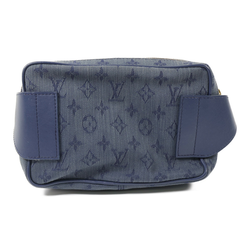 LOUIS VUITTON Monogram Denim Outdoor Bumbag金扣肩背袋-1
