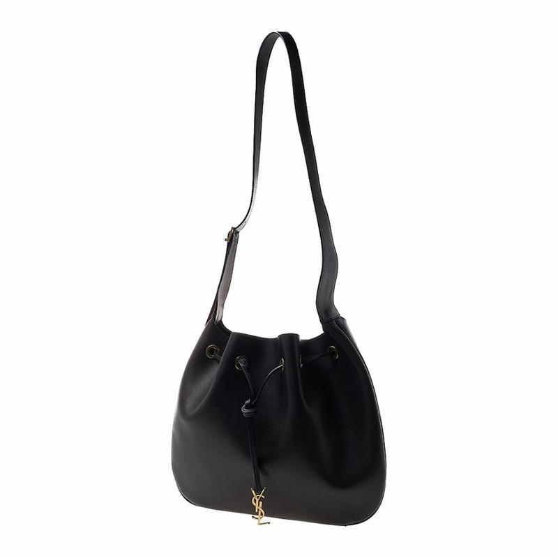 SAINT LAURENT 大號扁平單肩包 1000-2